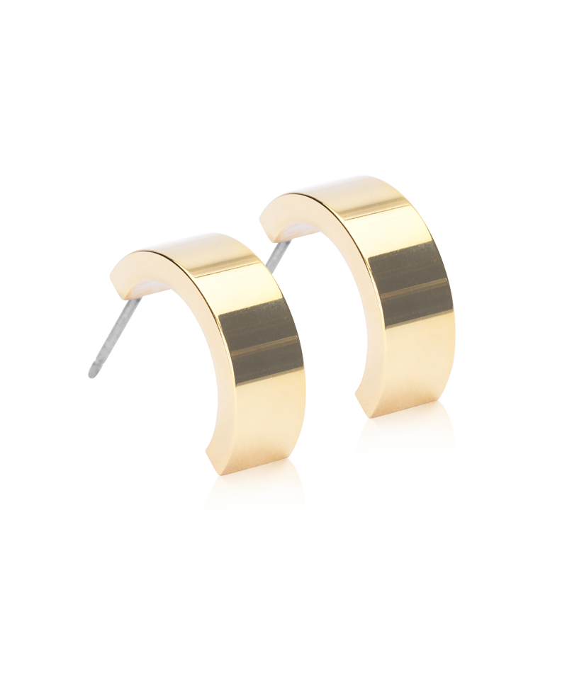 Blomdahl Örhängen Pendant Plain Grand Curved 15 mm