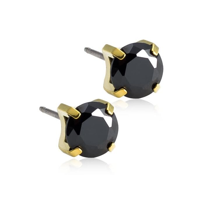 Blomdahl Örhängen Tiffany 7 mm, Black