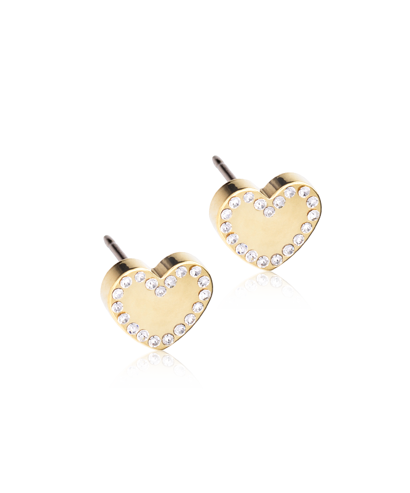 Blomdahl Örhängen Brilliance Sweetheart 8 mm, Crystal