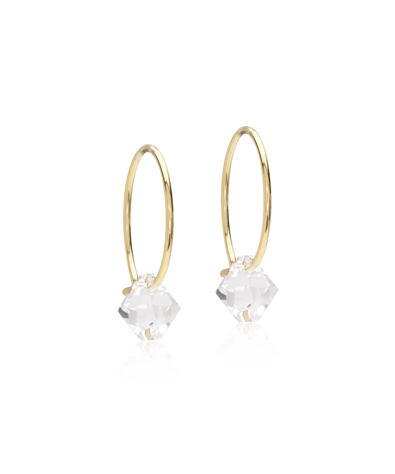 Blomdahl Örhängen Ear Ring, Bicone, Crystal