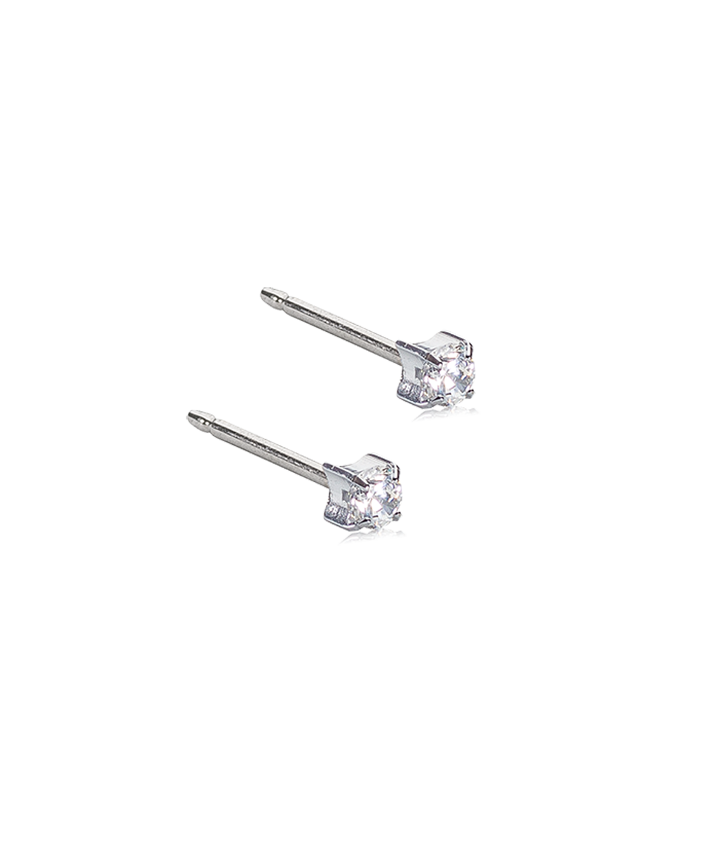 Blomdahl Örhängen Tiffany 3 mm, Crystal