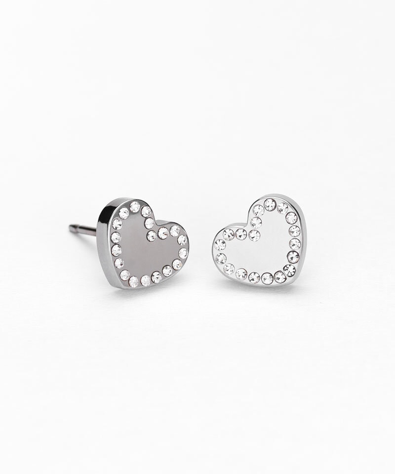 Blomdahl Örhängen Brilliance Sweetheart 8 mm, Crystal
