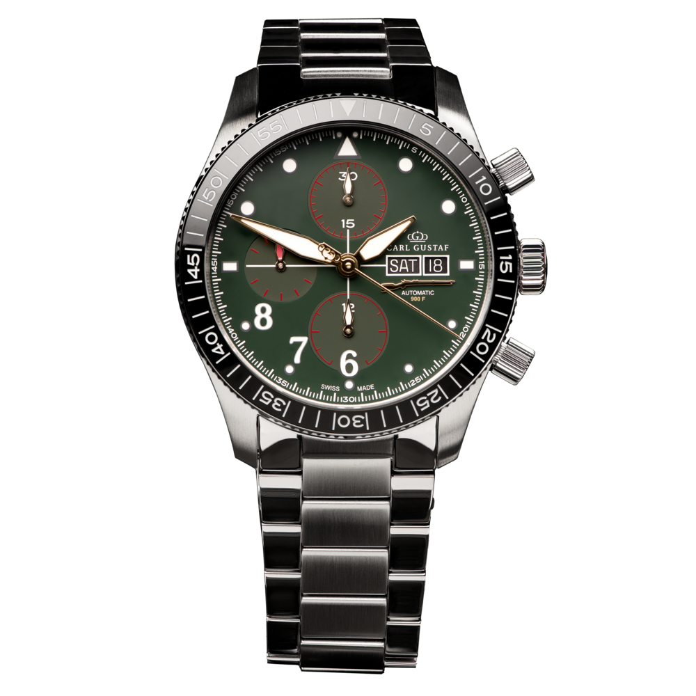 Carl Gustaf C900F Emerald Green Kronograf