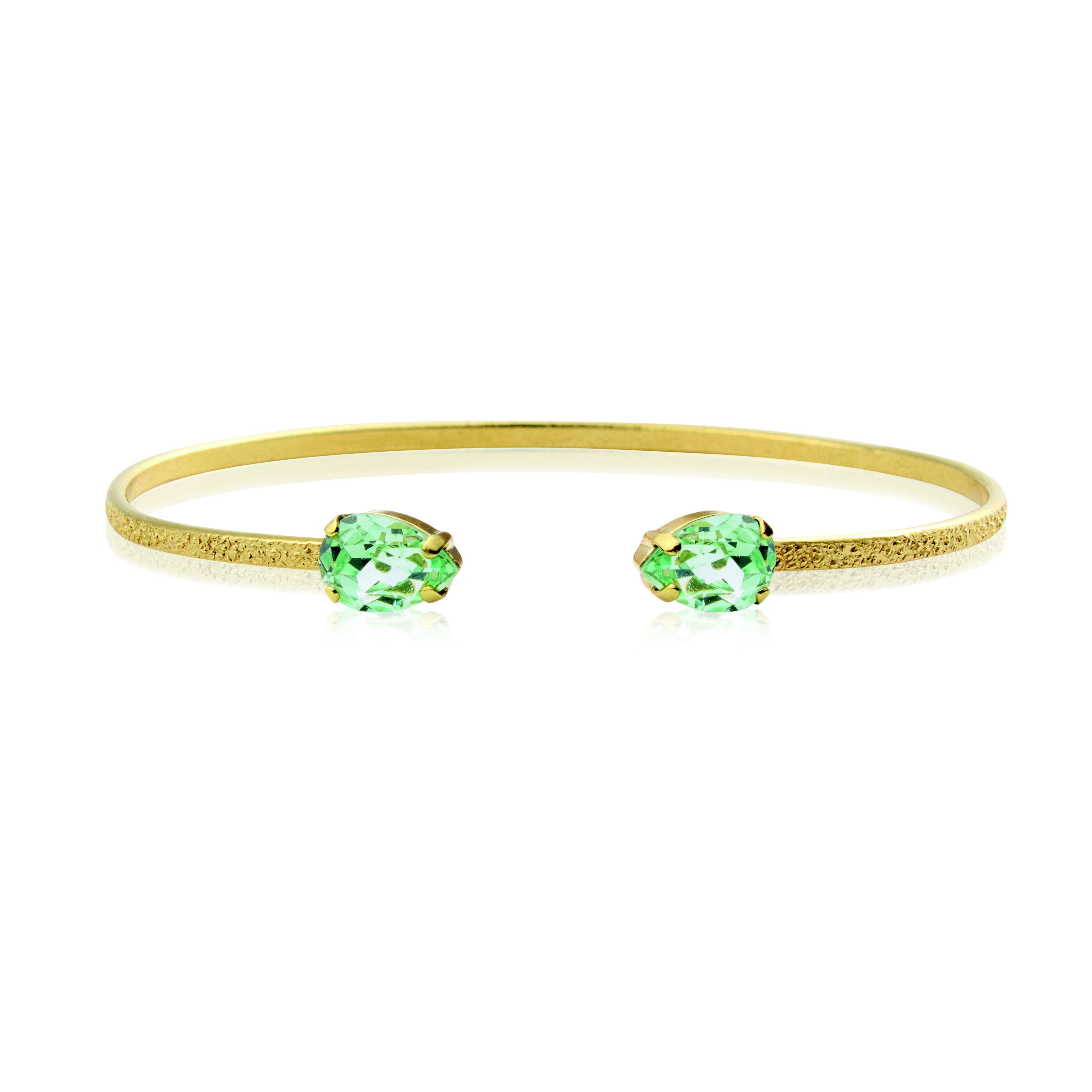 Petite Drop Bracelet Gold Chrysolite