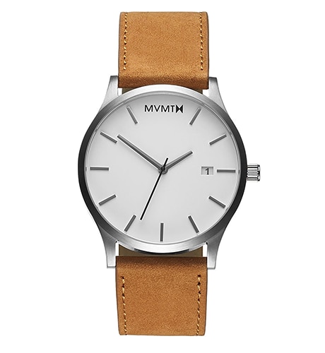 MVMT Classic White Tan