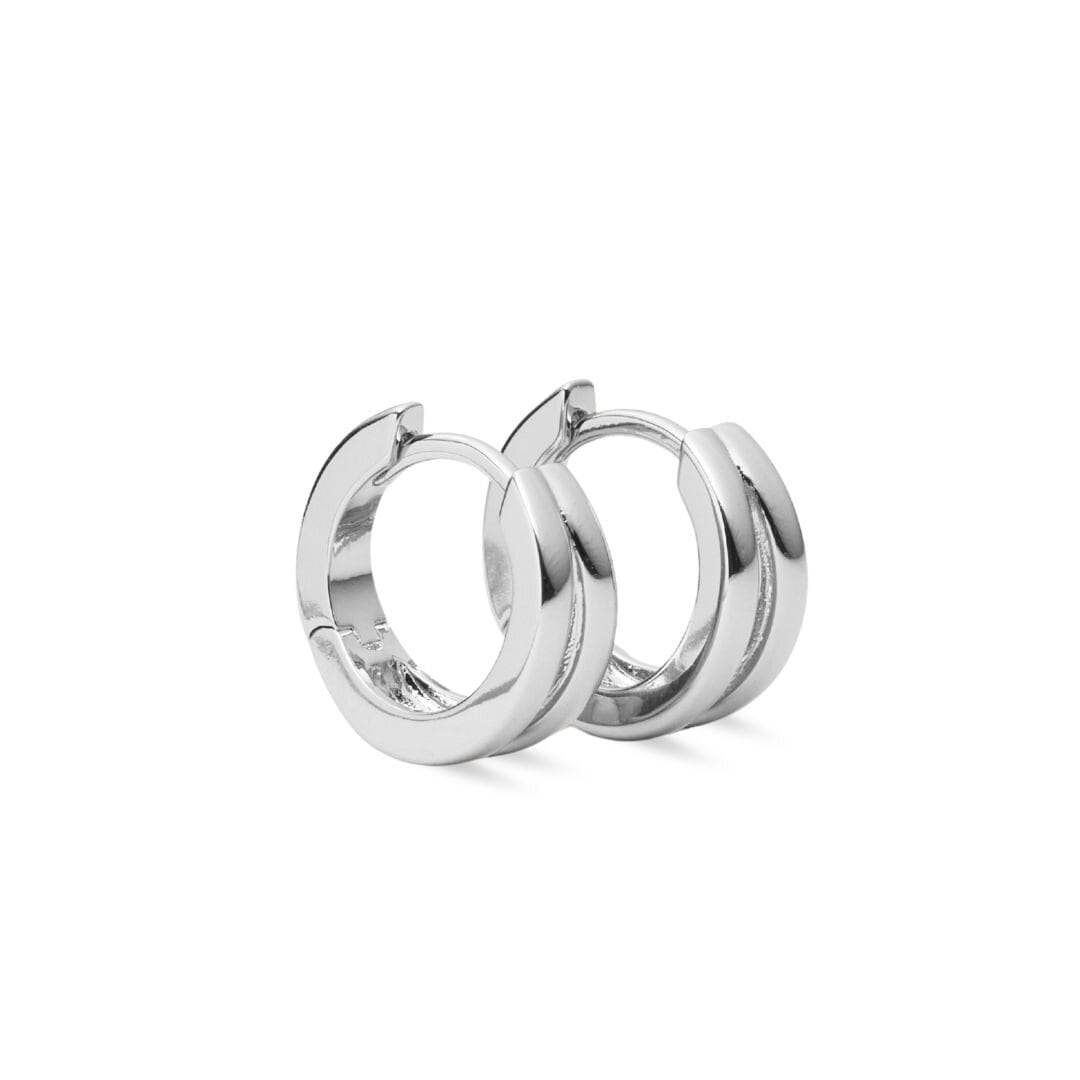 Donna örhängen - Silverplätering