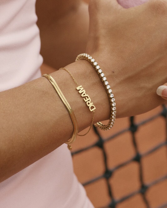 Edblad Herringbone Bracelet Gold