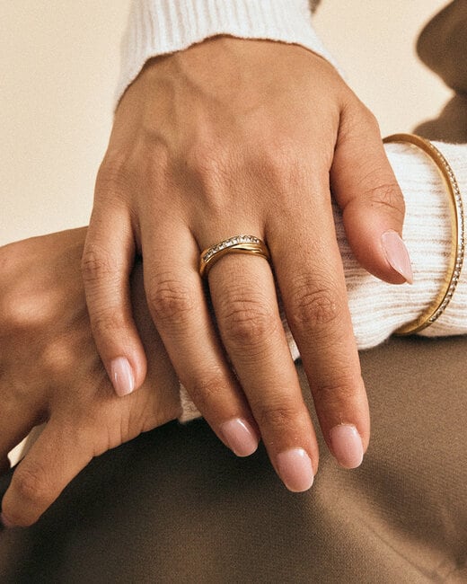Edblad Andorra Ring Duo Gold