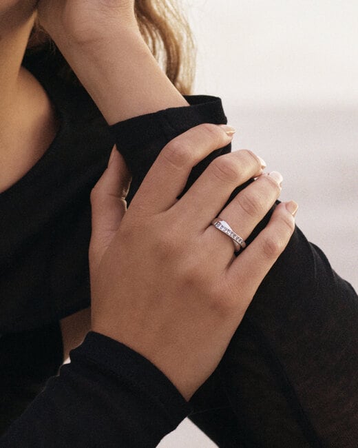 Edblad Andorra Ring Duo Silver