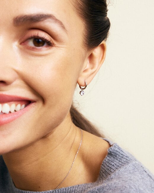 Edblad Crown Hoops Silver