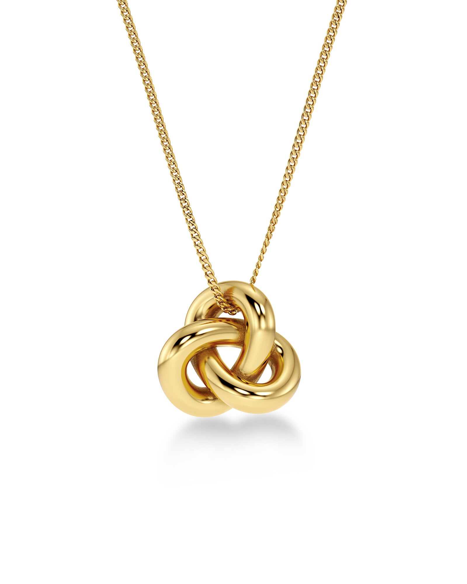 Edblad Infinity Knot Necklace L Gold