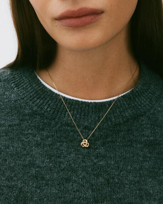 Edblad Infinity Knot Necklace S Gold