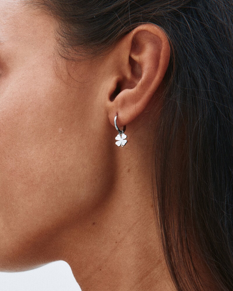 Edblad Lucky Mini Hoops Silver