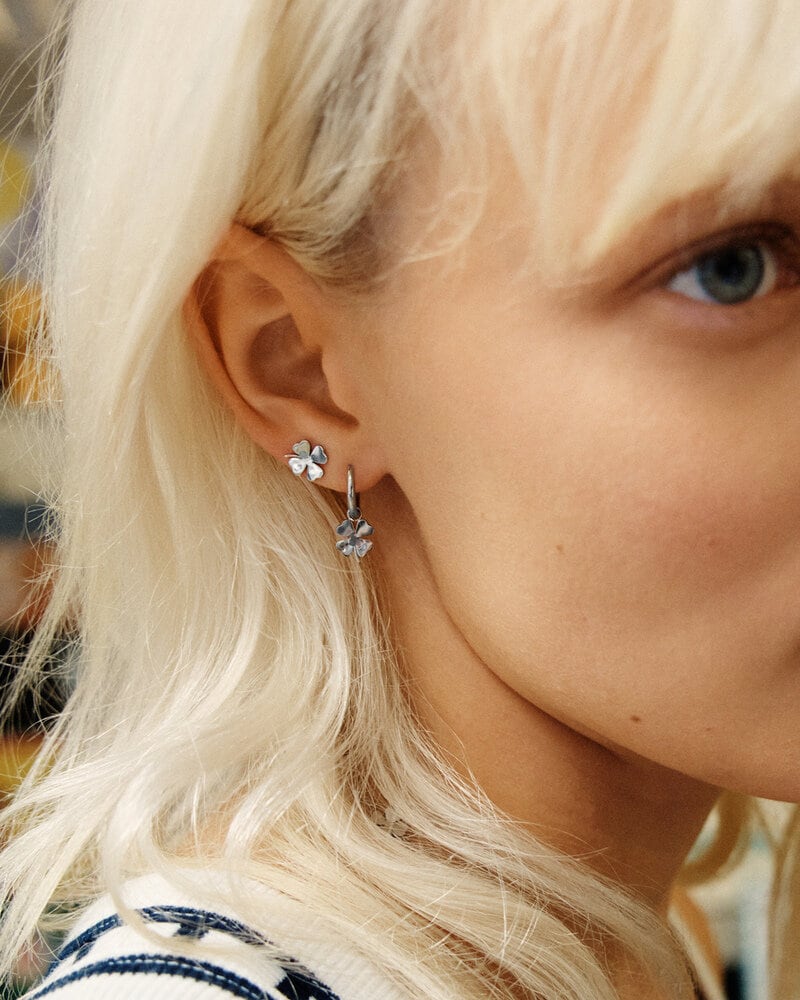 Edblad Lucky Mini Hoops Silver