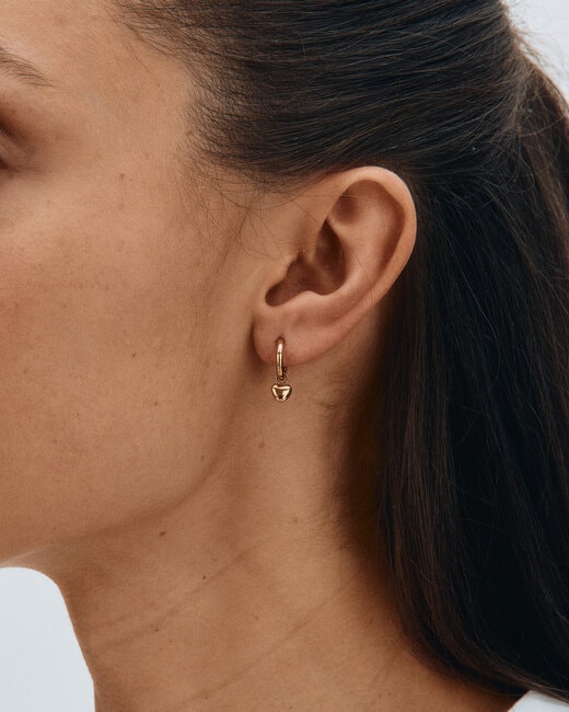 Edblad Peak Hoops One Heart Gold