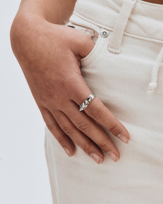 Edblad Peak Ring Single Silver