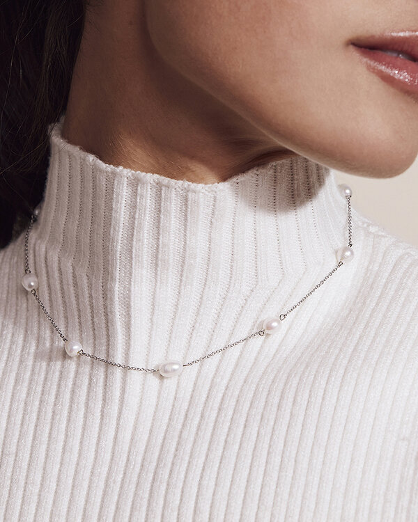 Edblad Perla Necklace Multi Silver