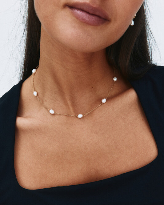 Edblad Perla Necklace Multi Gold