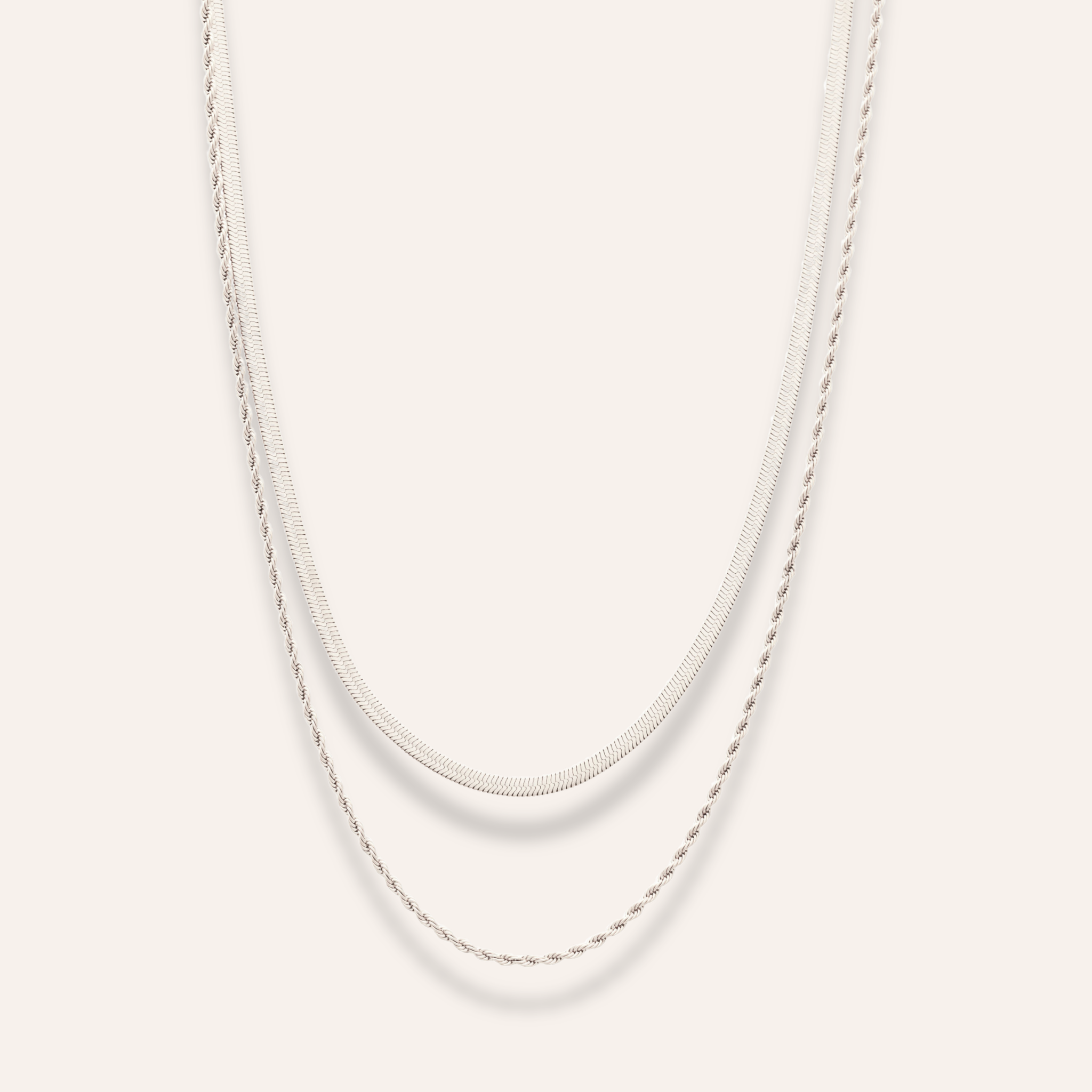 Dubble R Chain Sintridou Dubble Chain Necklace ST510017 - Stjärnurmakarna
