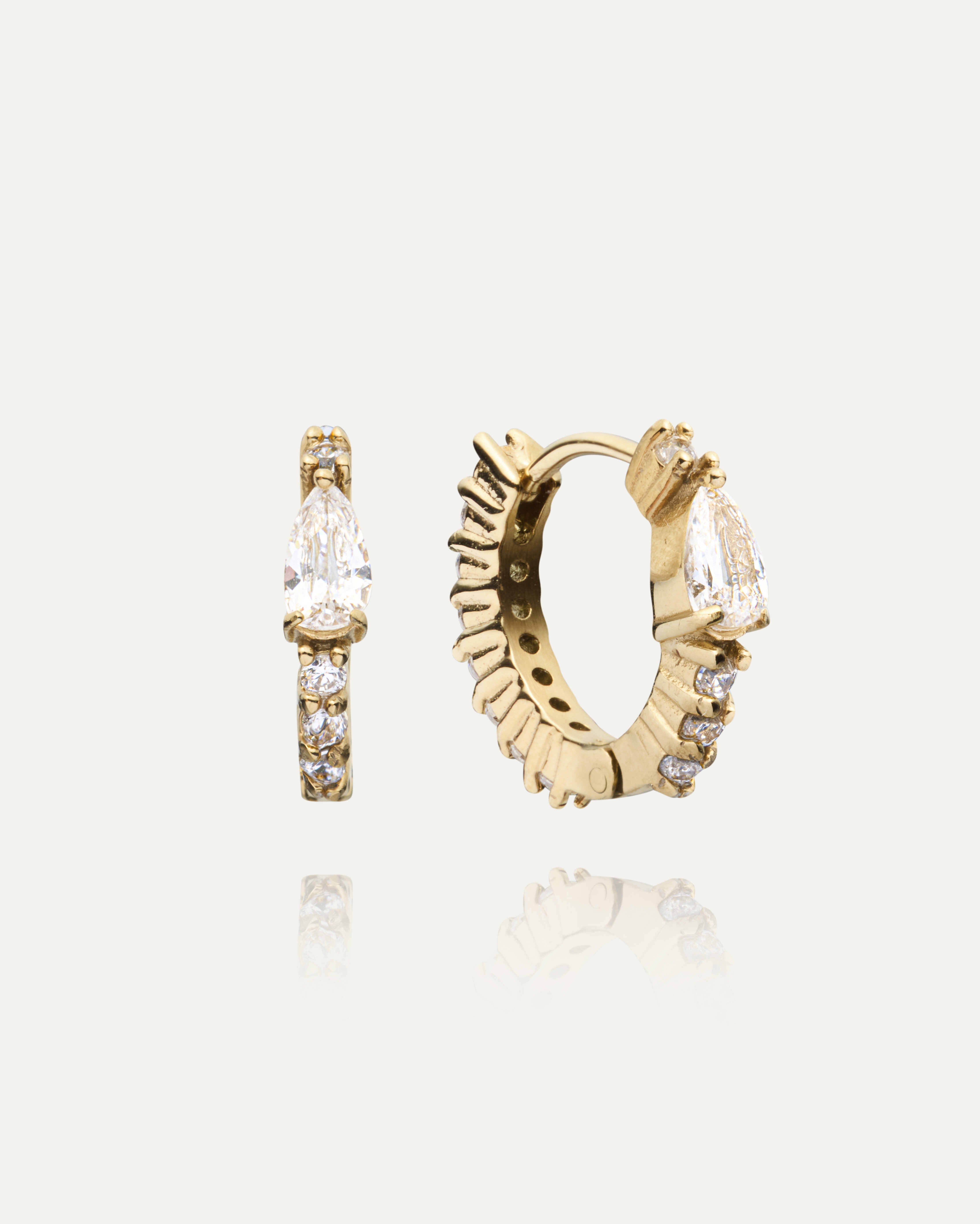Mockberg Juliette Gold Hoops