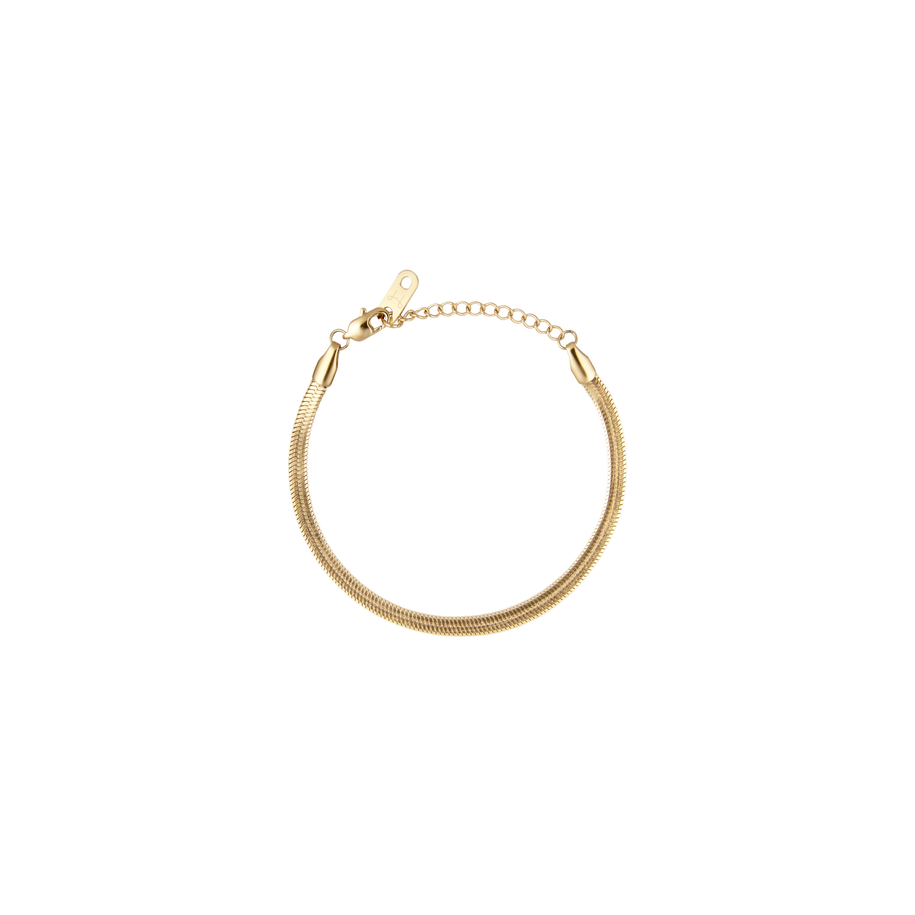 Mockberg Thin Snake Bracelet Gold