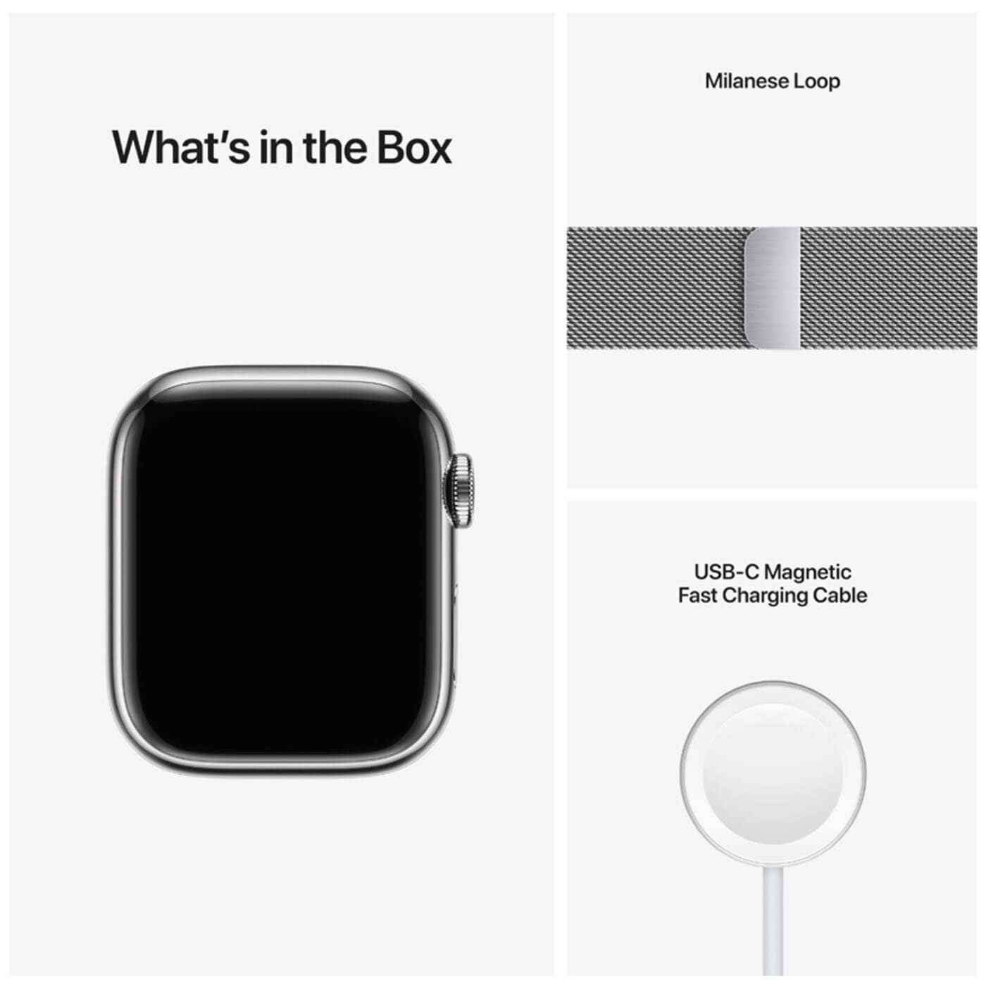 Apple Watch Series 7 Rostfri stålboett