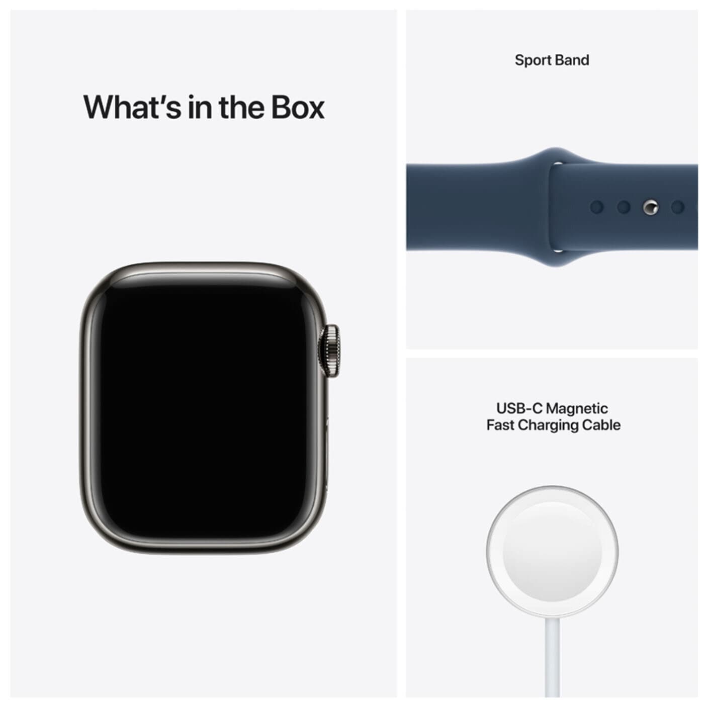 Apple Watch Series 7 Rostfri stålboett