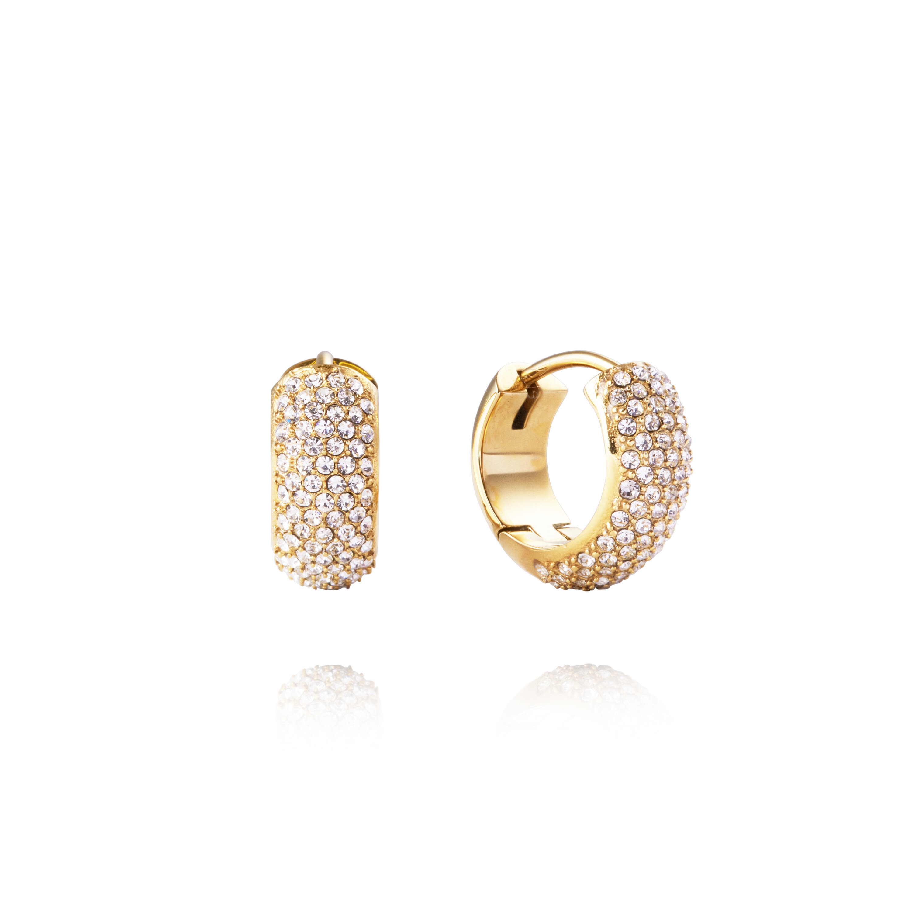 Mockberg Amour Gold Hoops Small