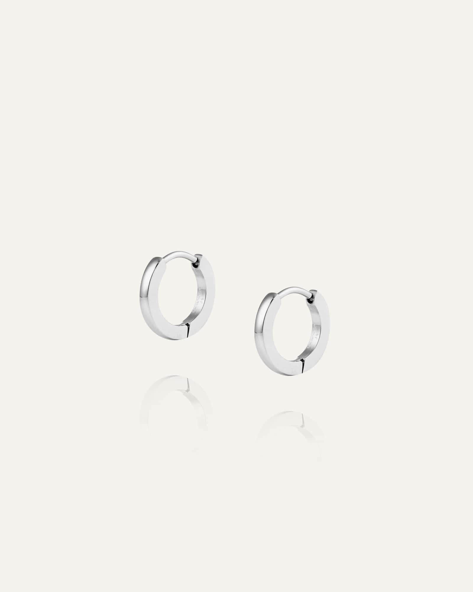 Mockberg Classic Silver Hoops Small