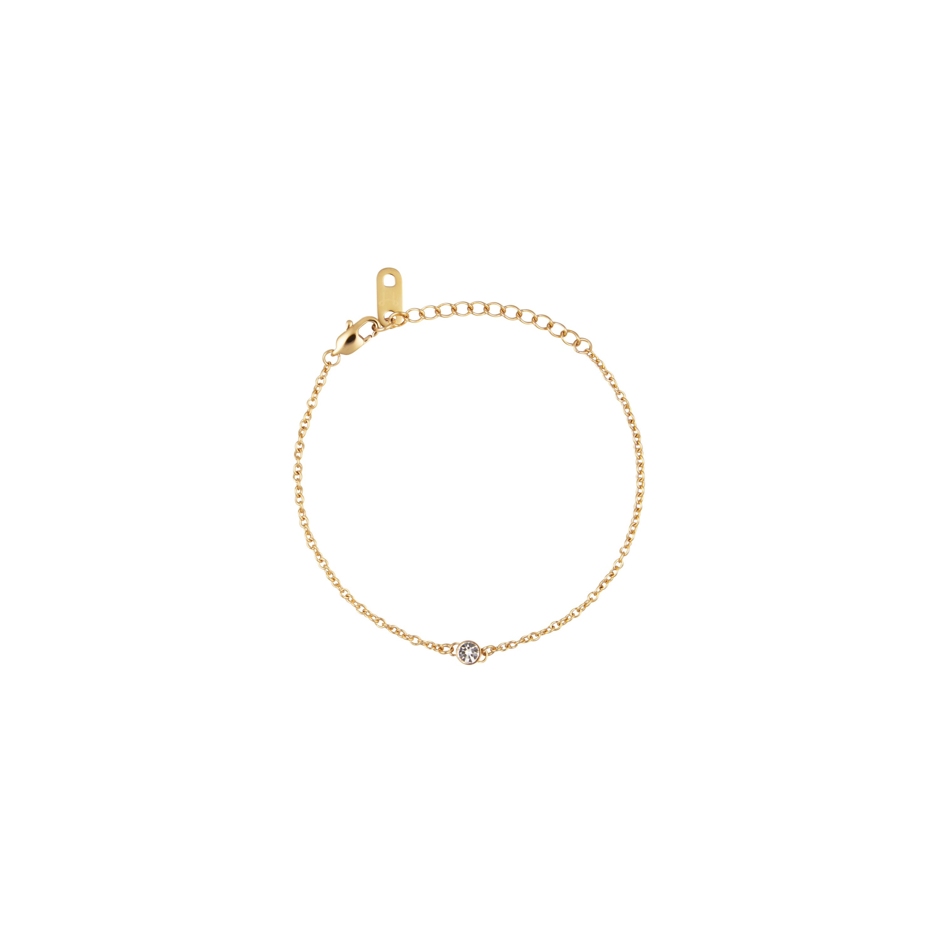 Mockberg Thin Diamond Bracelet Gold