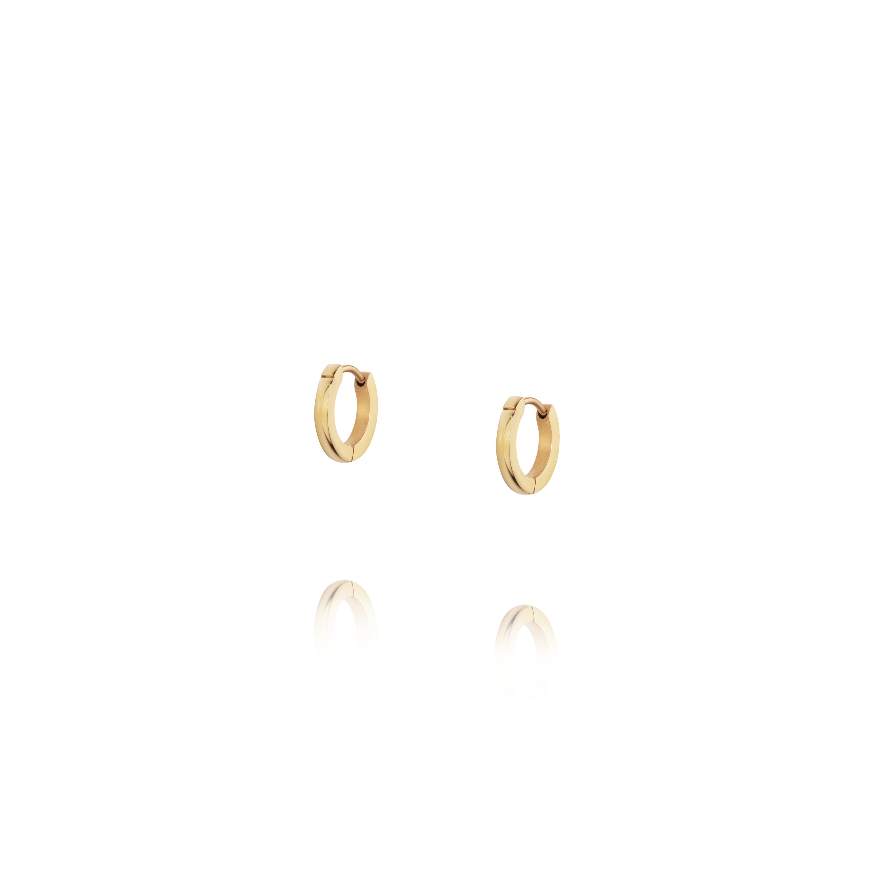 Mockberg Classic Gold Hoops Small