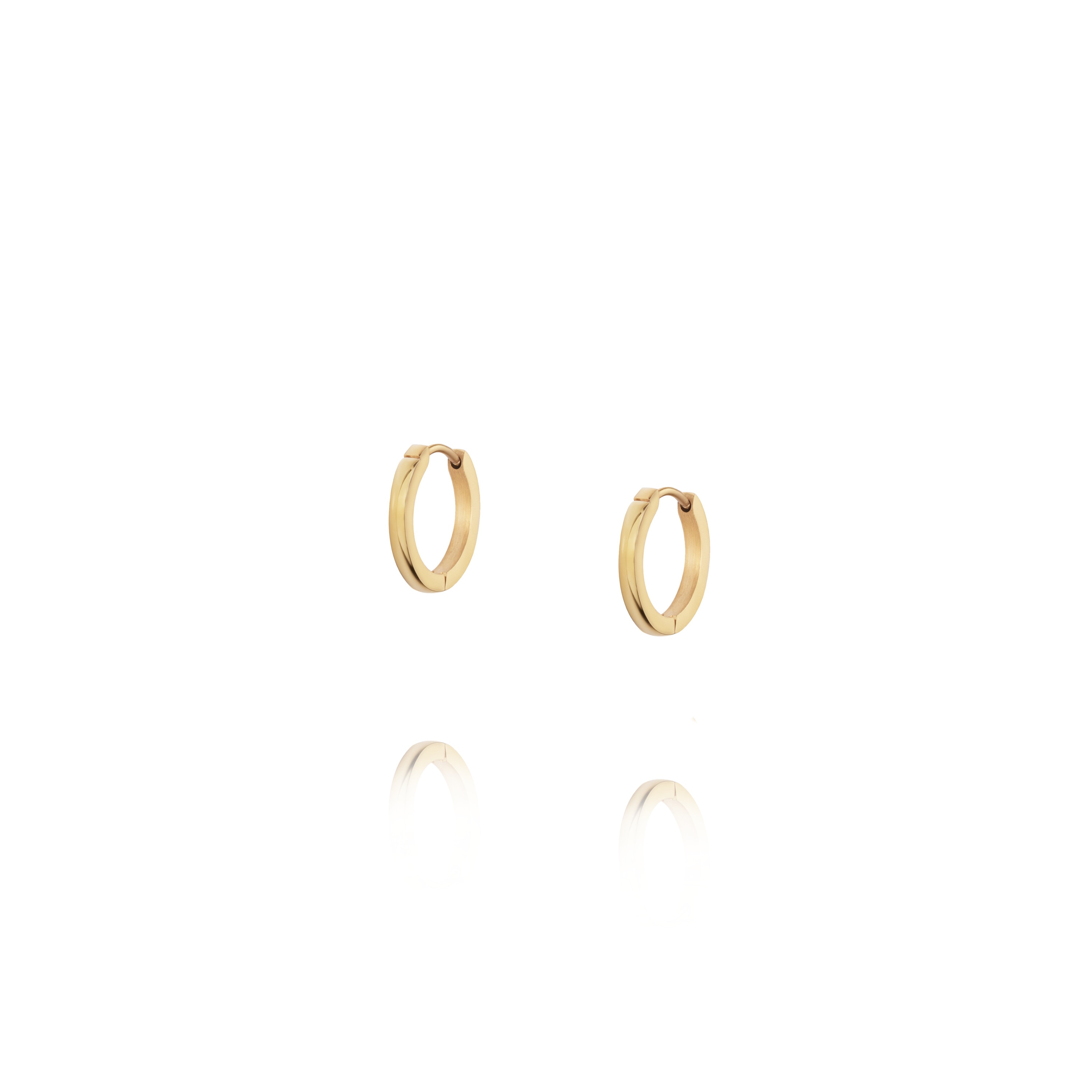 Mockberg Classic Gold Hoops Medium