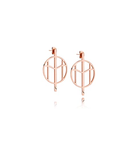 Mockberg M Earrings Small