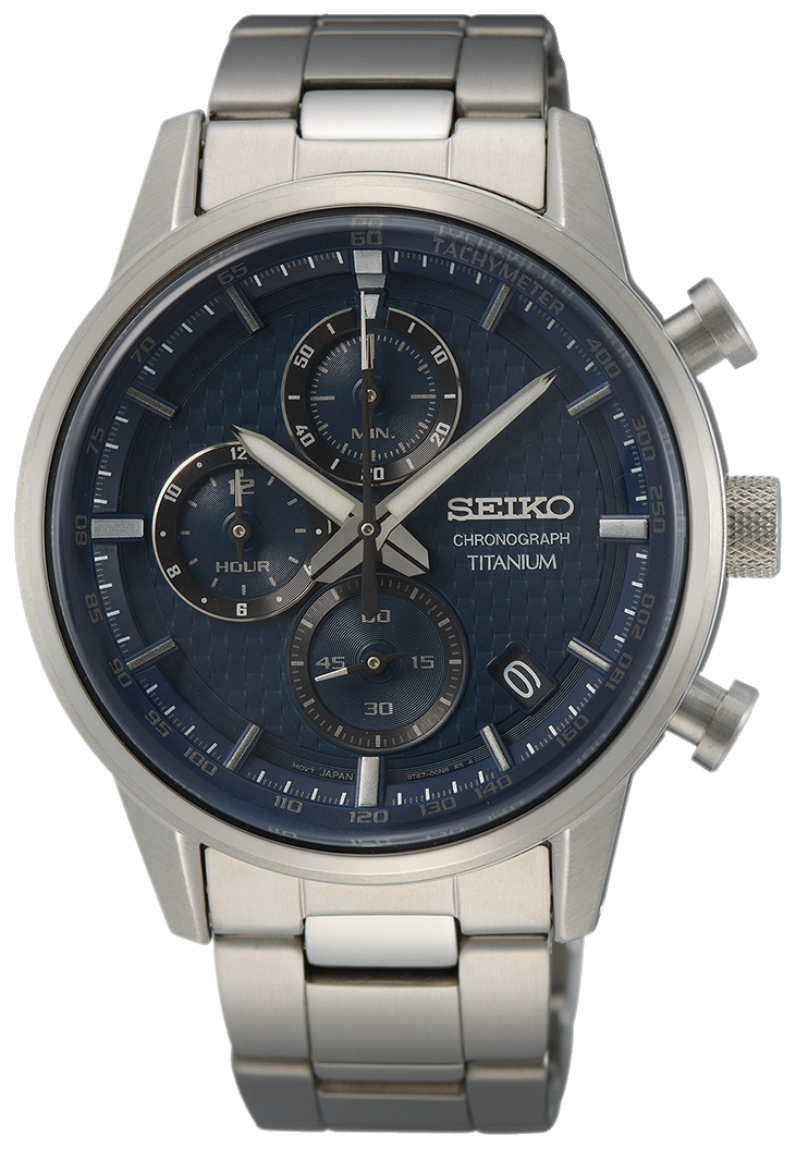 SEIKO Mens Titanium Chronograph