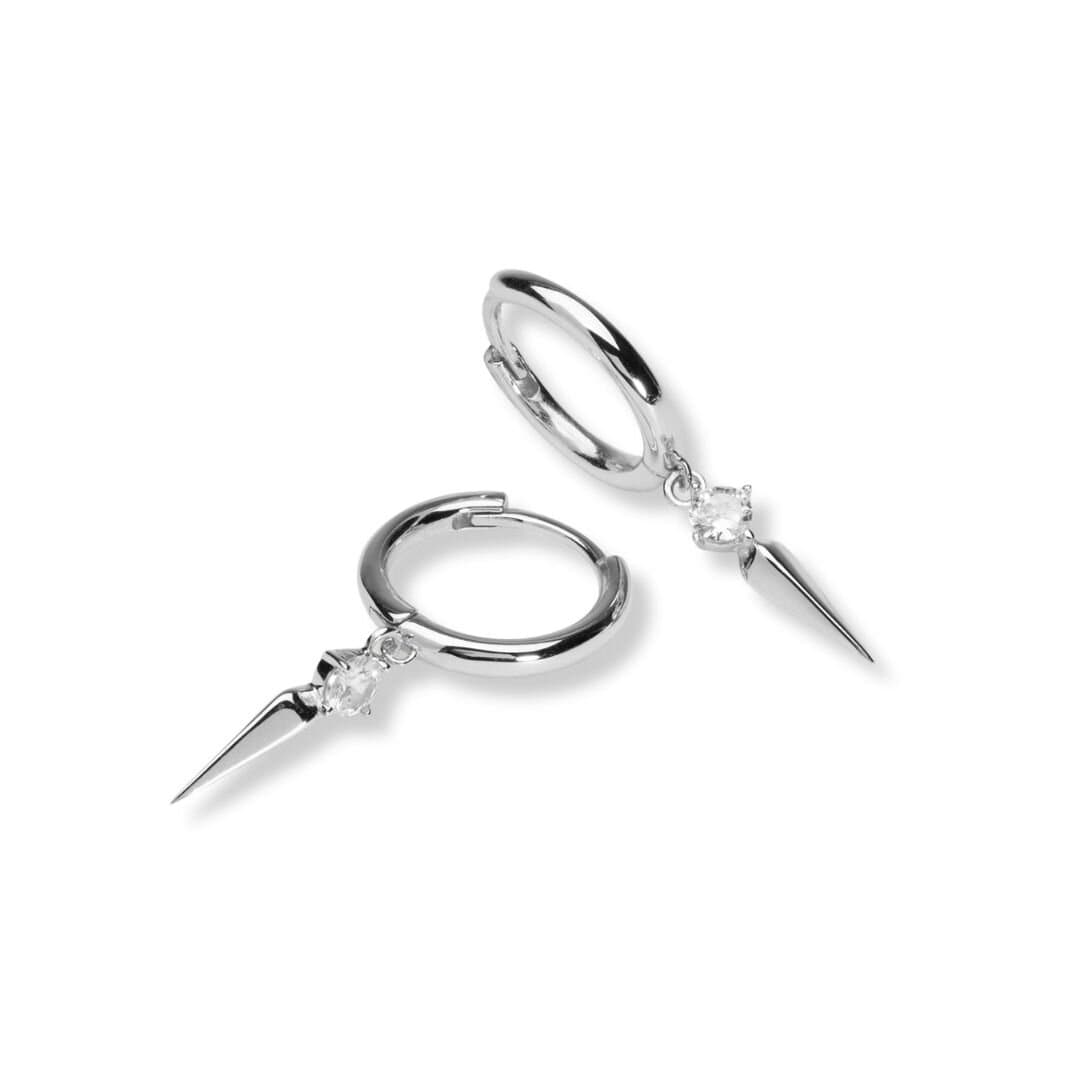 Saga örhängen - Silverplätering