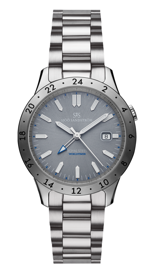 Sjöö Sandström Royal Steel Worldtimer