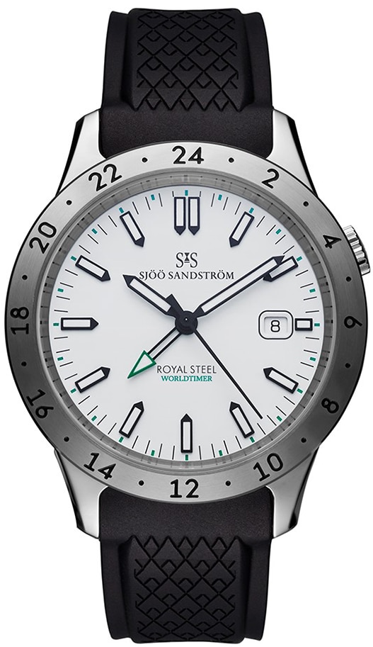 Sjöö Sandström Royal Steel Worldtimer