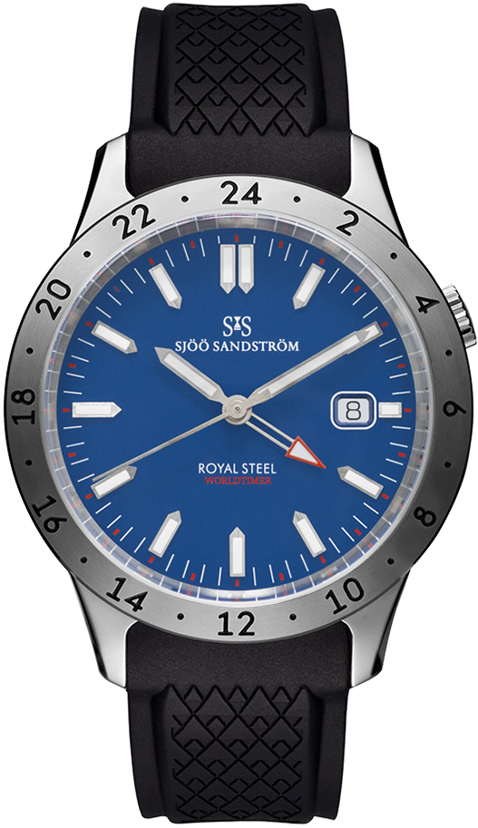 Sjöö Sandström Royal Steel Worldtimer