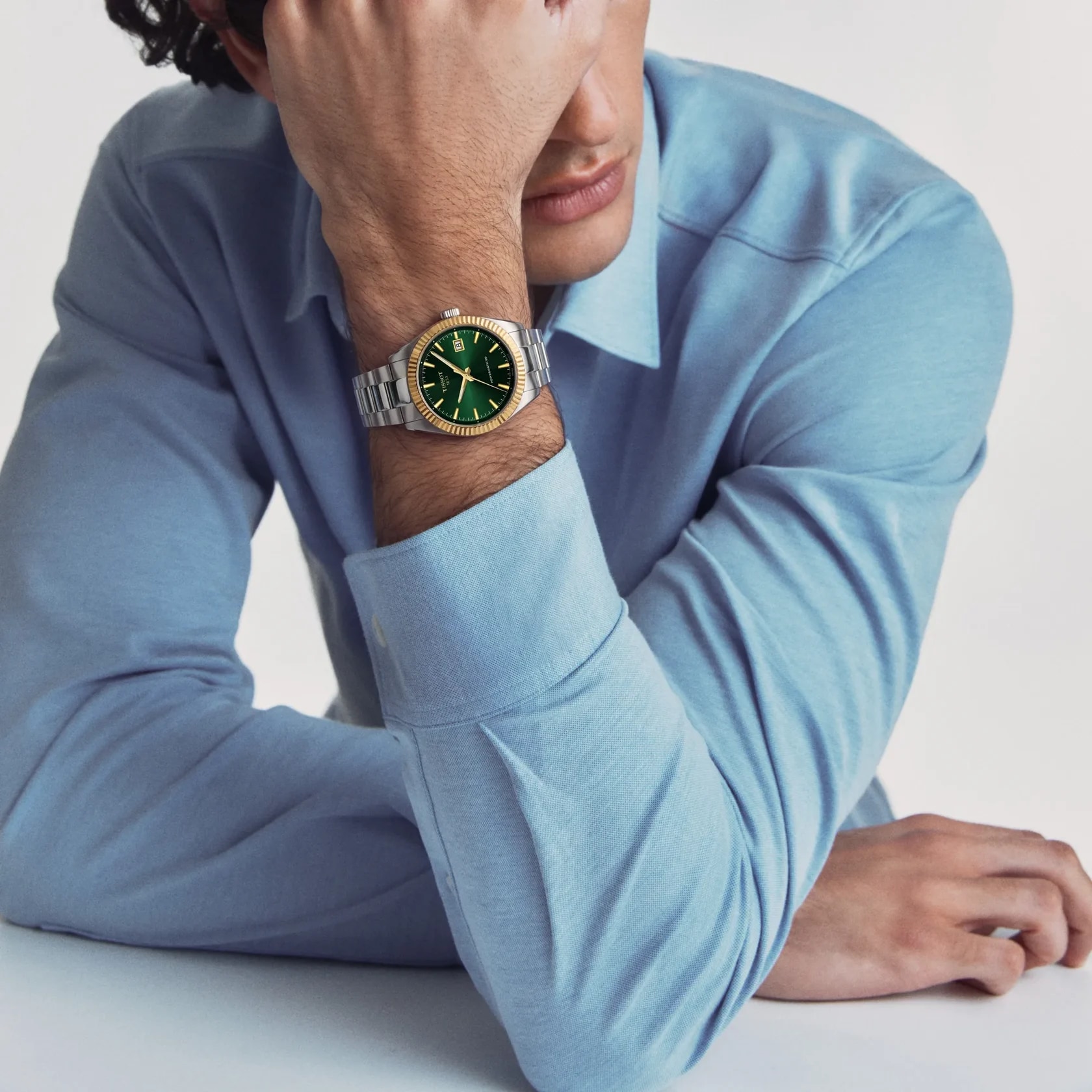 Tissot Gentleman Gold Bezel