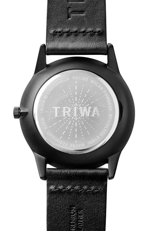 Triwa Black solar