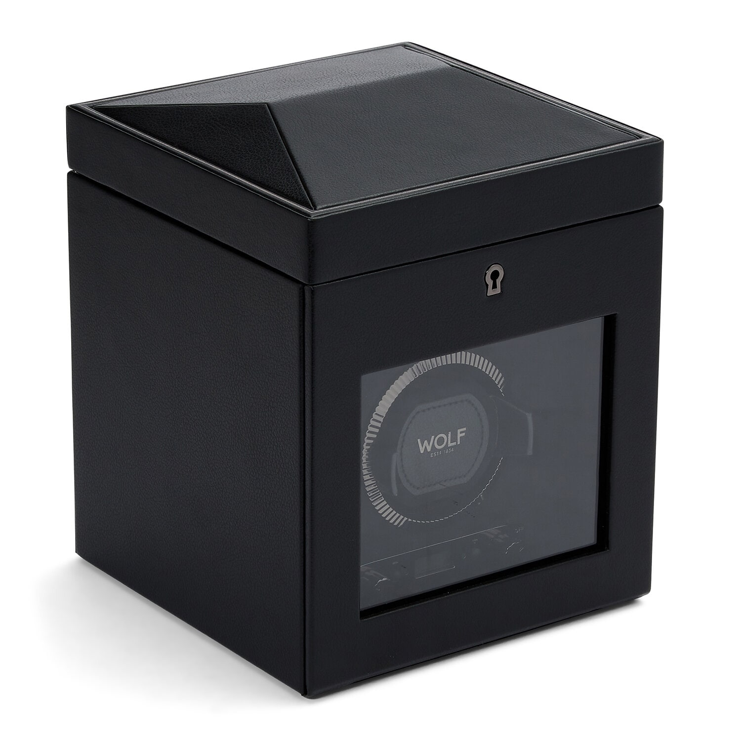 WOLF British Racing Single Watch Winder with Storage