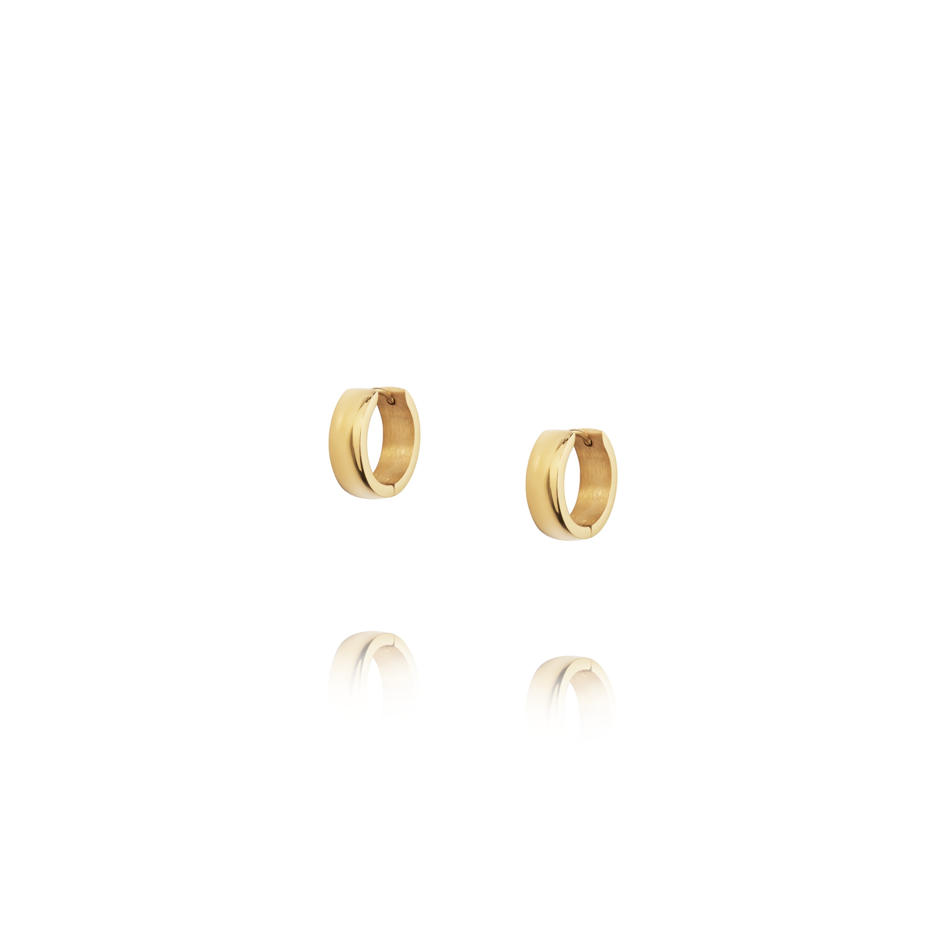 Mockberg Chunky Gold Hoops Medium