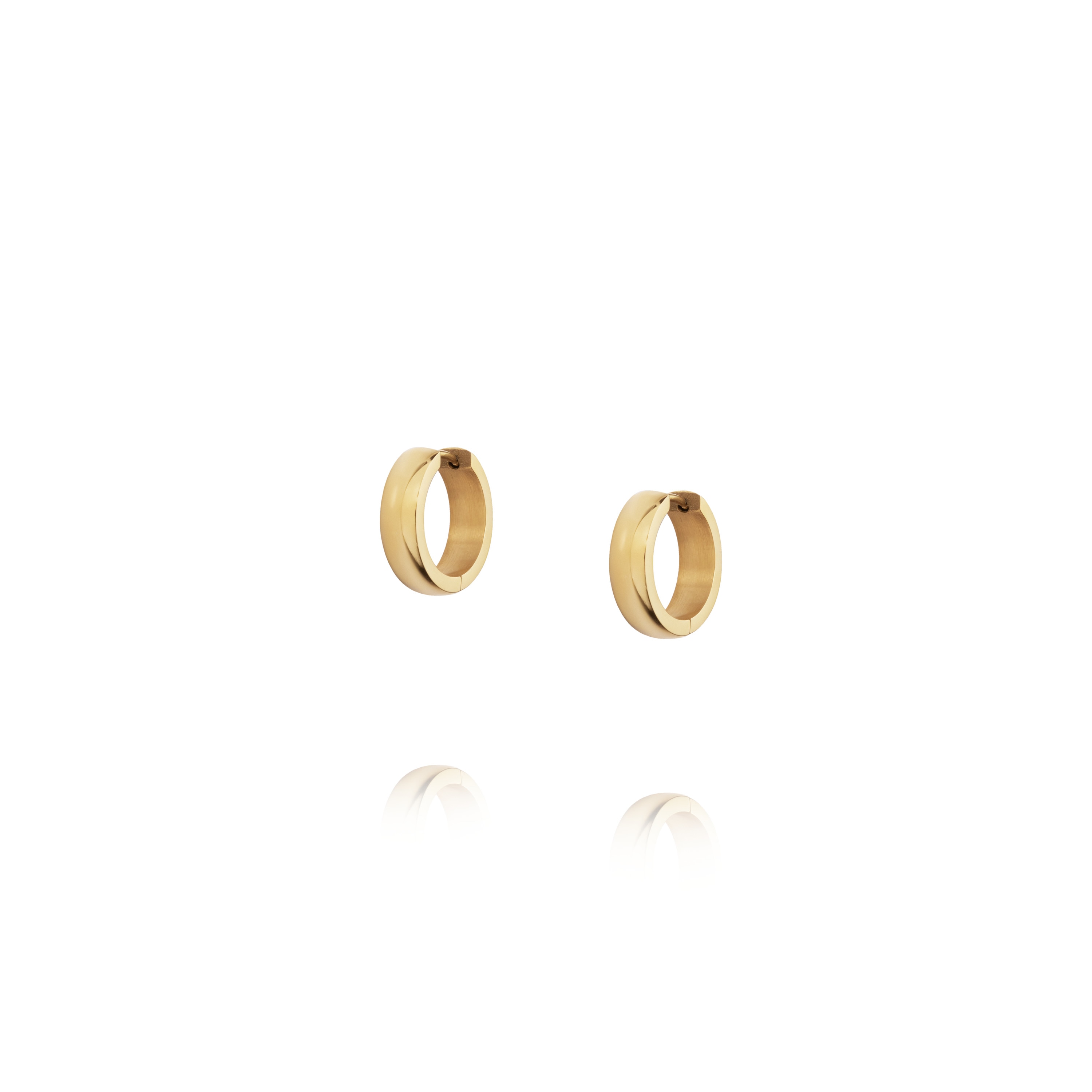 Mockberg Chunky Gold Hoops Large